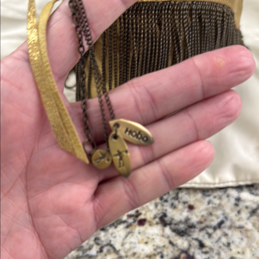 Hobo Gold Fringe Women's Bag - Picture 12 of 16
